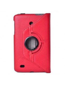 Lg G Pad 7.0 LG-V400 Funda rotatoria rojo