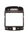 Blackberry 9360 carcasa frontal + cristal negro premium