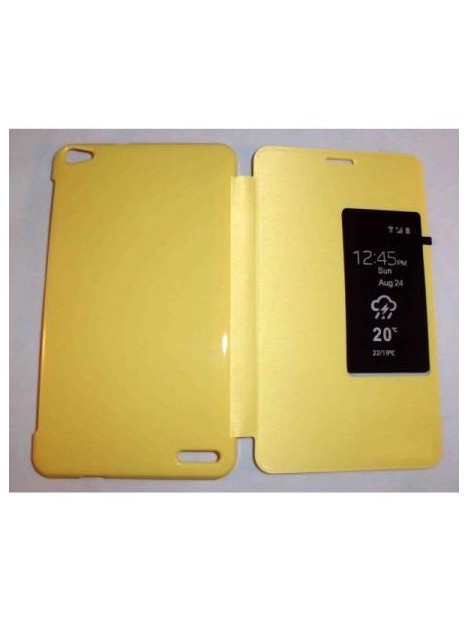 Funda Inteligente S-VIEW Cover amarillo Mediapad X1 7.0