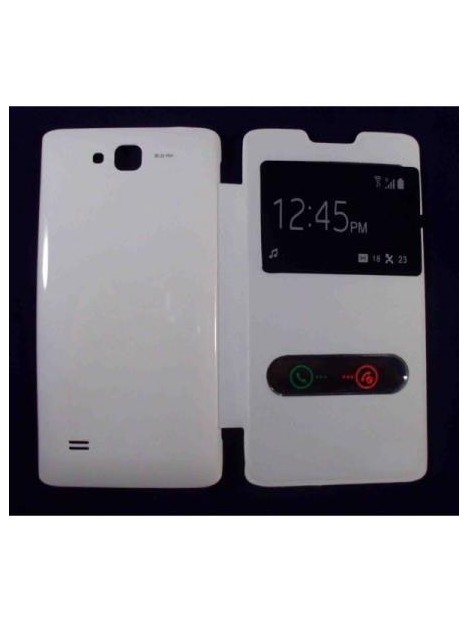 Funda Inteligente S-VIEW Cover blanco Huawei Ascend c8816