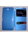 Funda Inteligente S-VIEW Cover azul celeste Huawei Ascend c8816