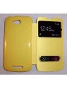 Funda Inteligente S-VIEW Cover amarillo Huawei Ascend B199