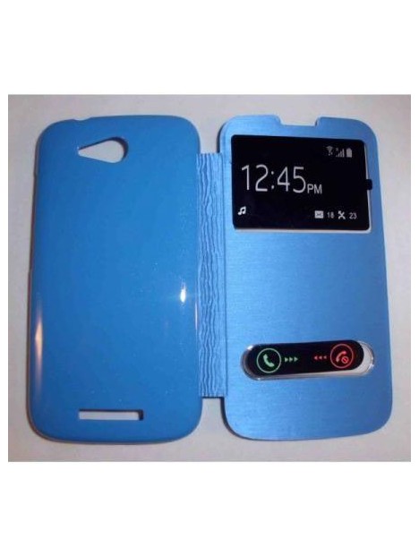 Funda Inteligente S-VIEW Cover azul celeste Huawei Ascend B199