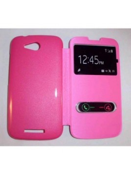Funda Inteligente S-VIEW Cover rosa Huawei Ascend B199