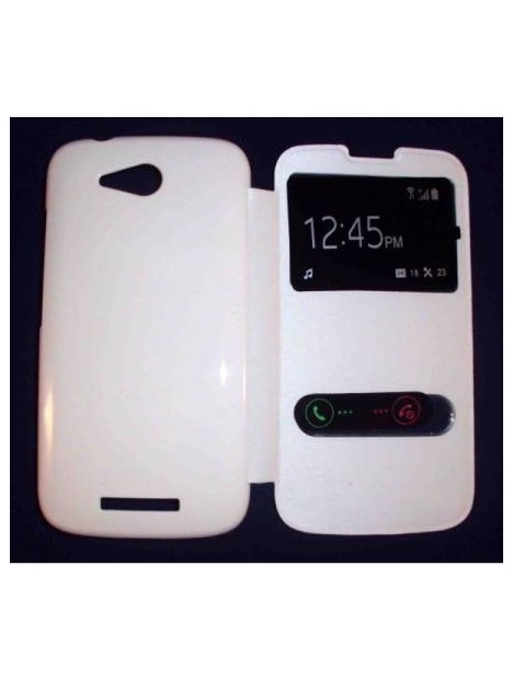 Funda Inteligente S-VIEW Cover blanco Huawei Ascend B199