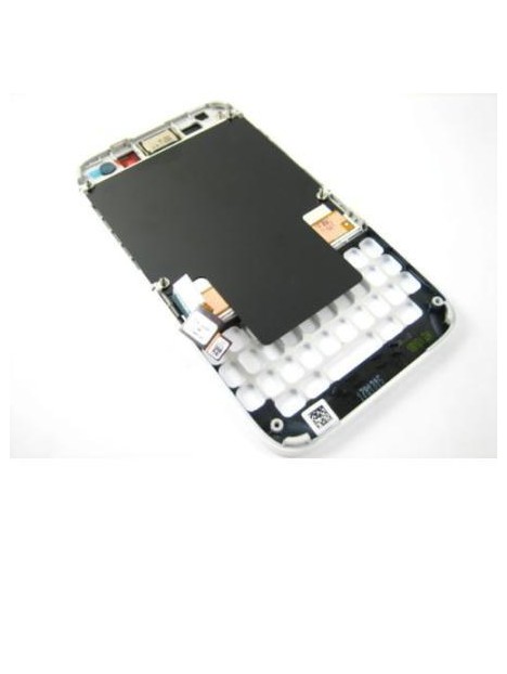 Blackberry Q5 001/111 Pantalla LCD+ Táctil blanco + Marco or