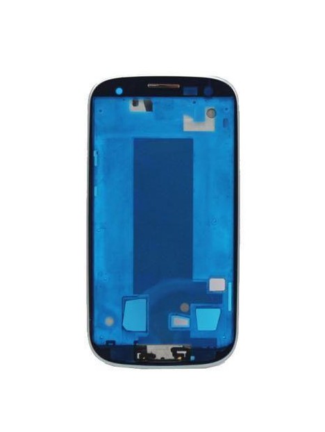 Samsung Galaxy S3 I9305 Marco frontal blanco premium