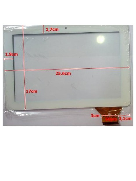 Pantalla táctil repuesto tablet china 10.1" modelo 14