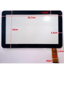 Pantalla táctil repuesto tablet china 10.1" modelo 11