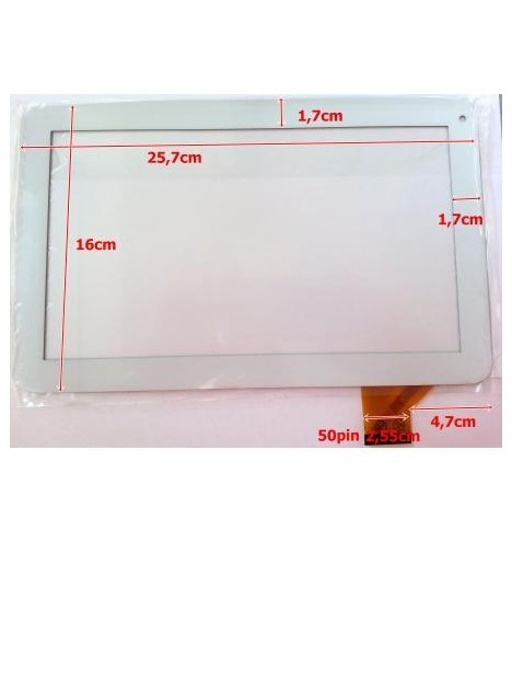 Pantalla táctil repuesto tablet china 10.1" modelo 10
