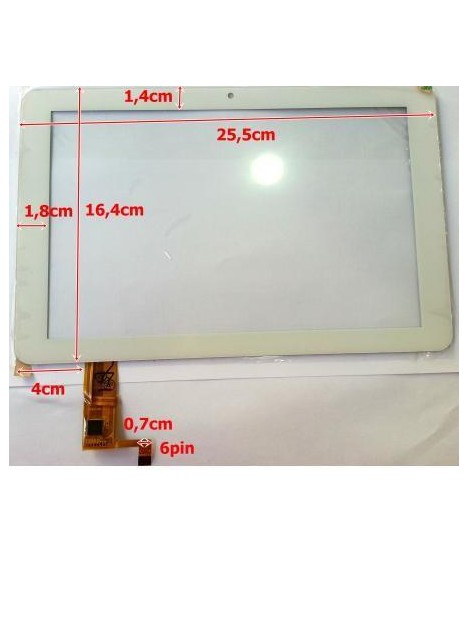 Pantalla táctil repuesto tablet china 10.1" modelo 4