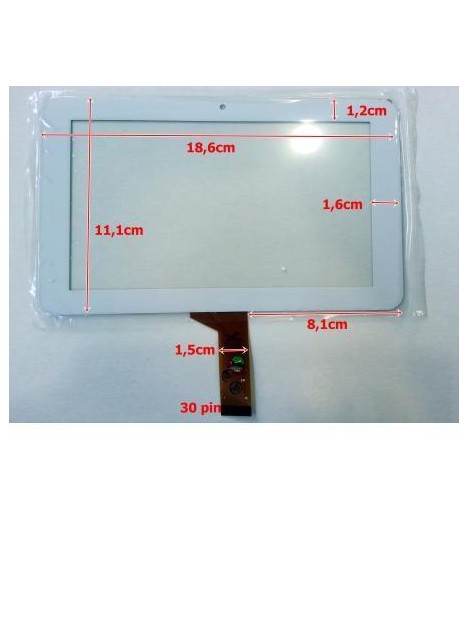 Pantalla Táctil Repuesto Tablet china 7" Modelo 22