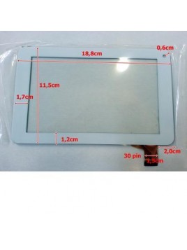 Pantalla táctil repuesto tablet china 7" modelo 11