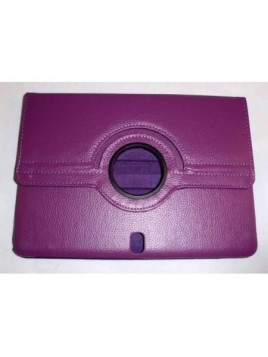 Samsung Galaxy Tab Pro 10.1 Funda cuero giratoria 360º viole