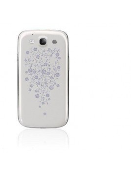 Samsung Galaxy S3 I9300 Tapa Batería blanco flores