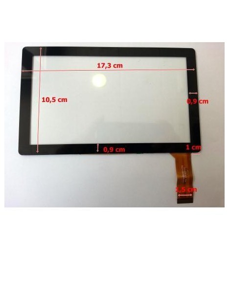 Pantalla táctil repuesto tablet china 7" modelo 10