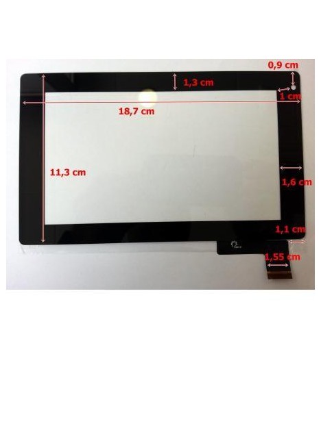 Pantalla Táctil Repuesto  Tablet China 7" Modelo 9