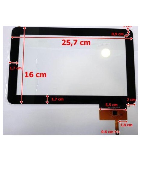 Pantalla Táctil Repuesto tablet china 9" Modelo 4