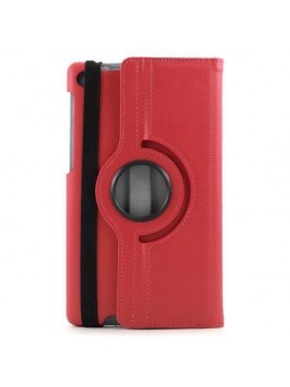 Nexus 7 2014 Funda Giratoria rojo