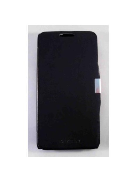 BQ Aquaris 5.7 Flip Cover con iman carcasa azul marino