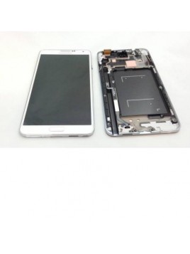 Samsung Galaxy Note 3 N9005 LCD + Táctil blanco + Marco premium remanufacturado