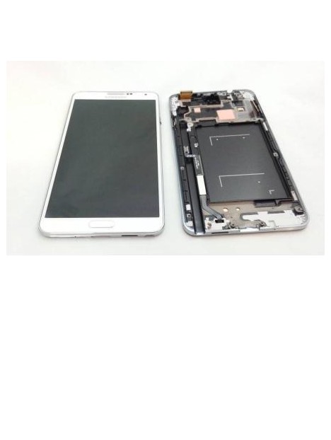Samsung Galaxy Note 3 N9005 LCD + Táctil blanco + Marco premium remanufacturado