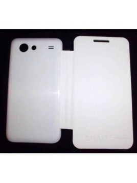 Samsung Galaxy S Advance I9070 FLIP Cover Blanco