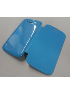 Samsung Galaxy Grand Duos I9082 Flip Cover azul celeste