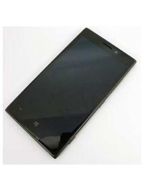 Nokia Lumia 928 Pantalla LCD + Táctil + Marco negro premium