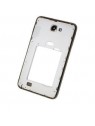 Samsung Galaxy Note N7000 Carcasa central blanca premium