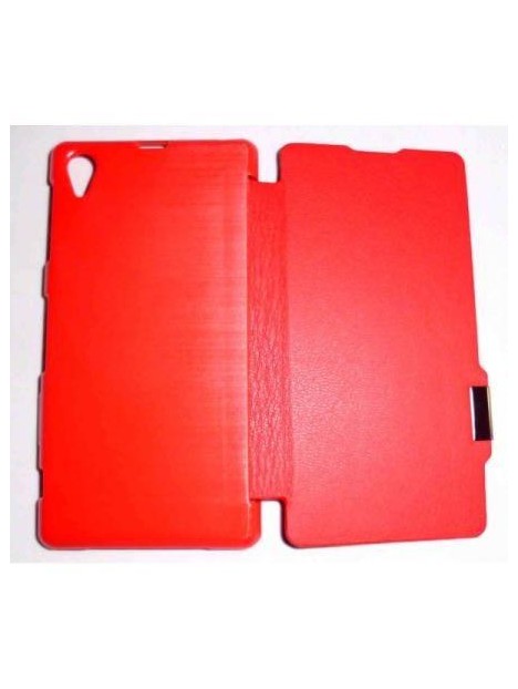 Sony Xperia Z1 L39H Flip Cover con iman Rojo