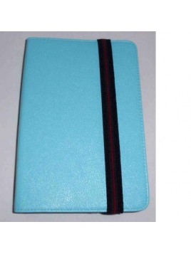 Funda Tablet Univ. 6" Liso azul celeste Velcro Restraint Sys