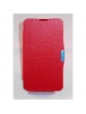 BQ Aquaris 5 Flip cover con iman carcasa rojo