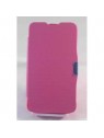 BQ Aquaris 5 Flip cover con iman carcasa rosa