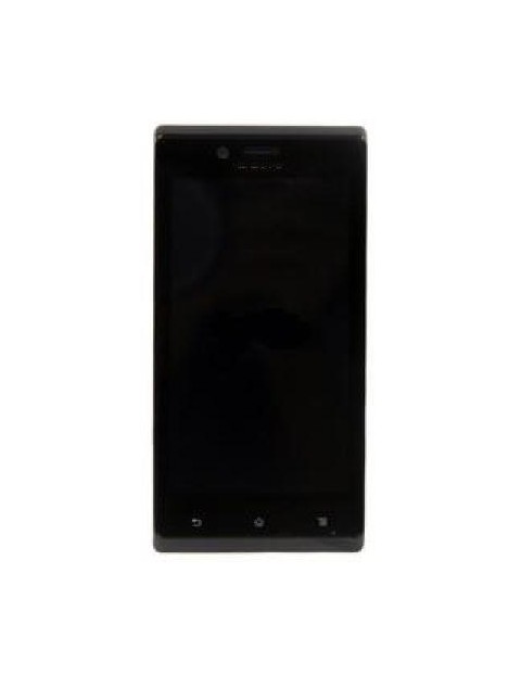 Sony Xperia J ST26I Lcd + Táctil + Marco negro premium