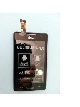 LG Optimus L4 2 II E440 LCD + Táctil+ marco negro premium