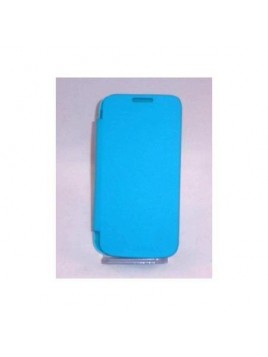 Samsung Galaxy SIV Mini I9190 i9195 Flip cover azul celeste