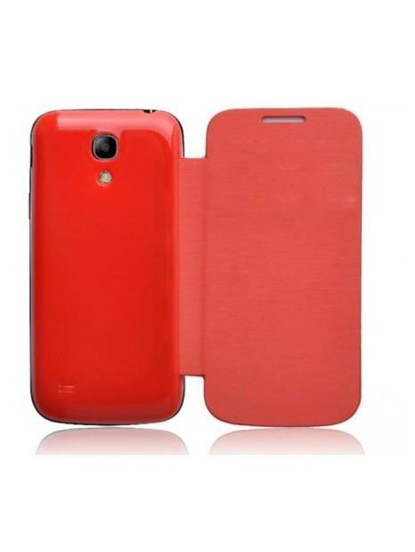 Samsung Galaxy SIV Mini I9190 i9195 Flip cover roja