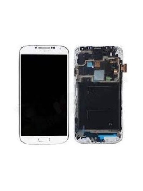 Samsung Galaxy S4 I9505 LCD + Táctil blanco + marco premium