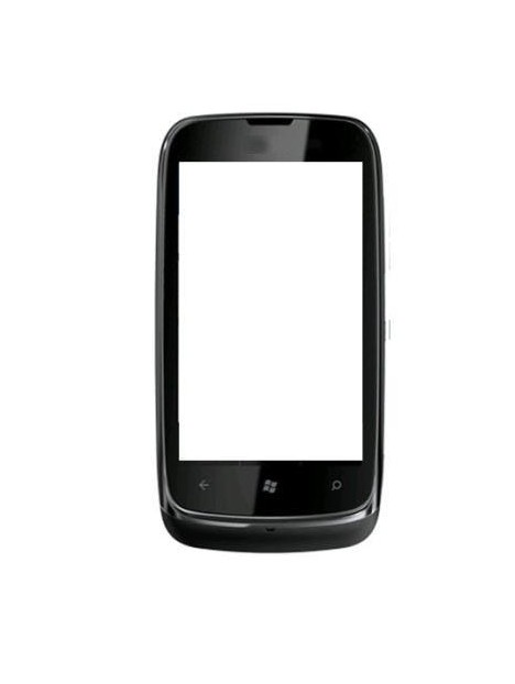 Nokia 610 Táctil + Marco negro Premium