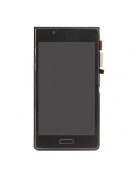 LG Optimus L7 P700 LCD + Táctil + Marco + Componentes Negro