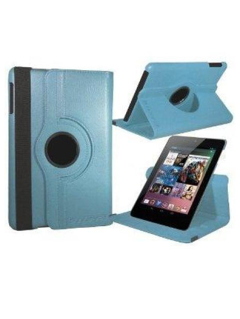 Asus Google Nexus 7" Funda Giratoria 360º Azul Celeste