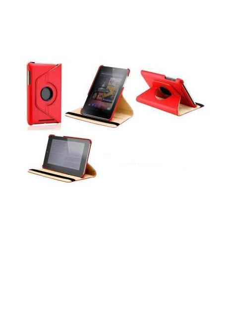 Asus Google Nexus 7" Funda Giratoria 360º  Roja