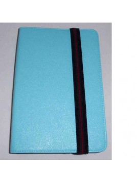Funda Tablet Univ. 6" Liso azul celeste Velcro Restraint Sys