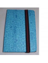 Funda Tablet Univ. 6" diseño azul celeste Velcro Restraint S
