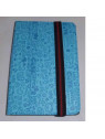 Funda Tablet Univ. 7" diseño azul celeste Velcro Restraint S