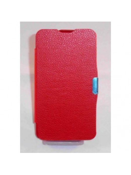 BQ Aquaris 3.5" Flip cover con iman carcasa rojo
