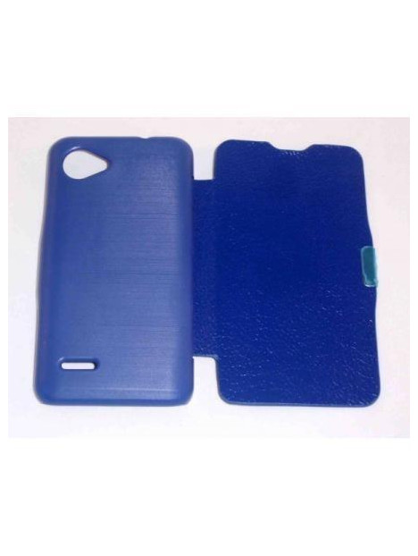 BQ Aquaris 3.5" Flip cover con iman carcasa azul marino