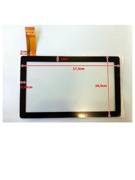 Pantalla Táctil repuesto Tablet China 7" Modelo 6