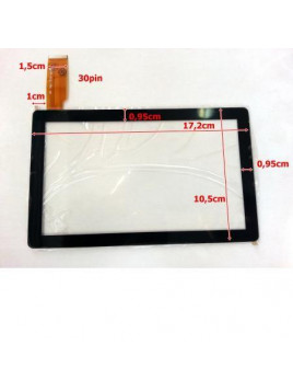 Pantalla táctil repuesto tablet china 7" modelo 19